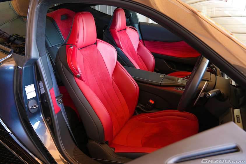 レクサス・LC500のインテリア