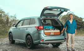 鉄道模型作家がアウトランダーPHEVの荷室に「ジオラマ」を積んで走る想い