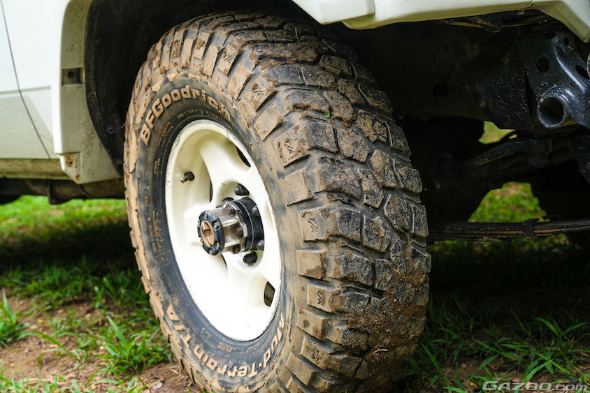 トヨタ・ランドクルーザー70のタイヤ