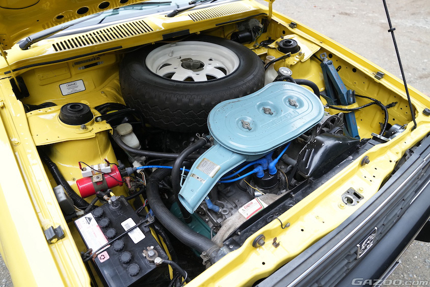 スバル・ブランビーのエンジンルーム