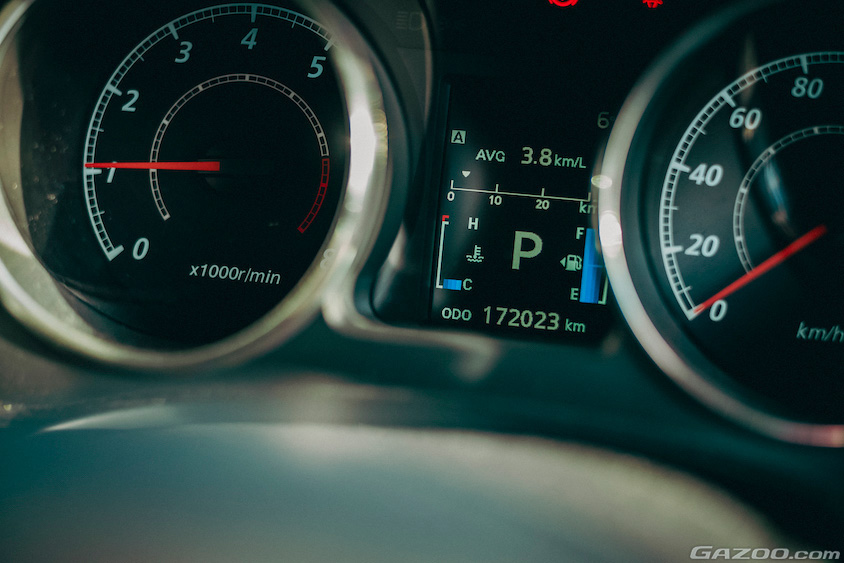 三菱・デリカD:5のメーター