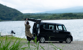 カメラ女子の頼れる相棒ホンダ「N-BOX」で風景撮影と温泉を楽しむ