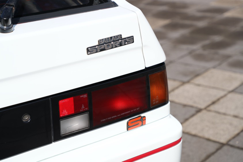 ホンダのバラードスポーツCR-X（AS型）