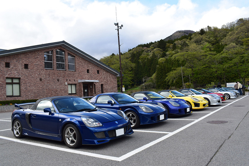 トヨタのMR-Sのオーナーズミーティング