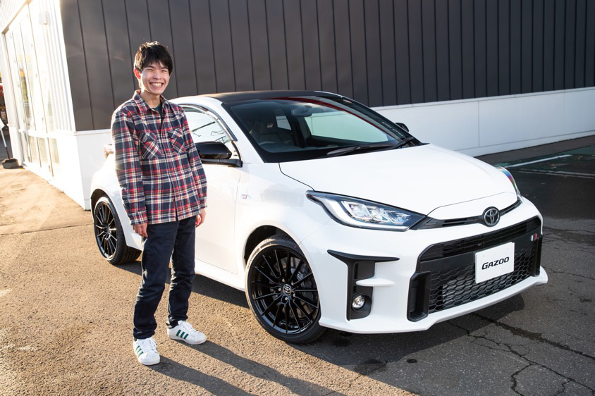 大川龍之介さんとGRヤリス