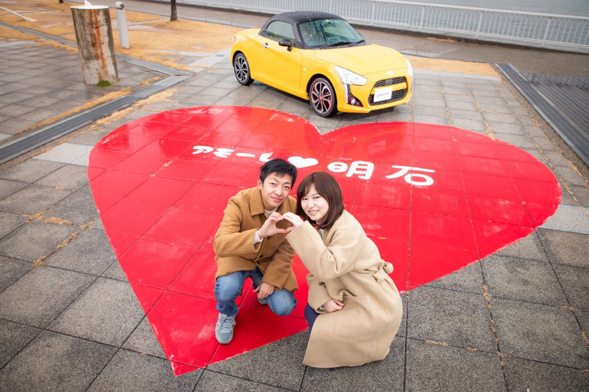 ダイハツのコペンローブS(LA400K)。大蔵海岸公園にて撮影