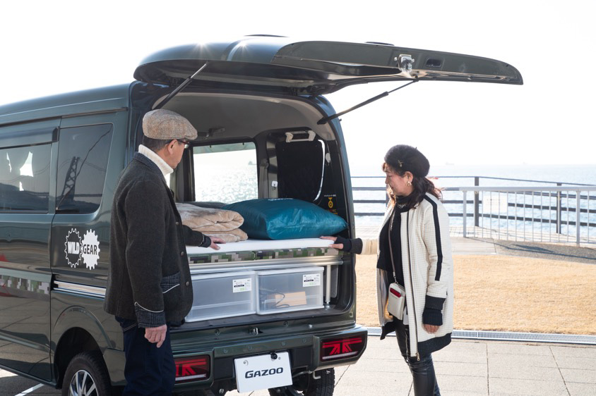 車中泊仕様のスズキ エブリィ