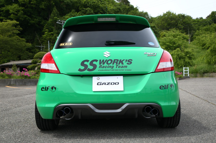 スズキ・スイフトスポーツのリア