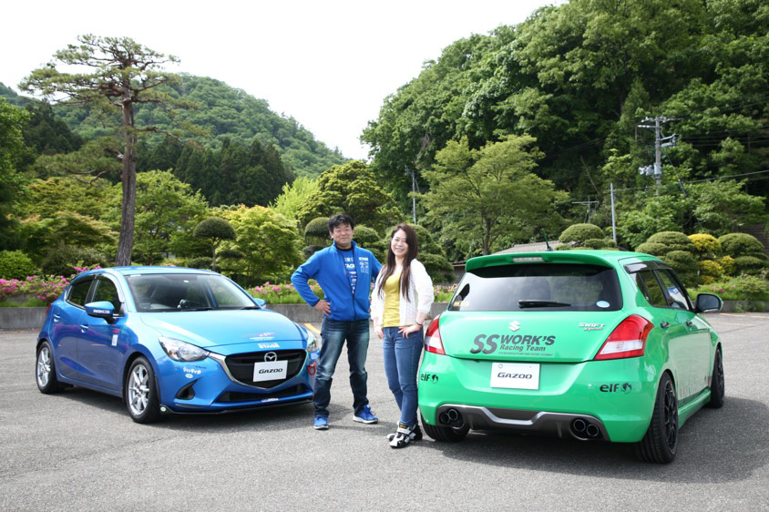 スズキ・スイフトスポーツとマツダ・デミオ