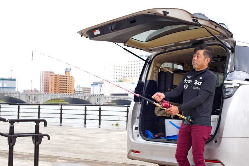 釣りにはまっているトヨタ・ヴェルファイアのオーナーののぶさん