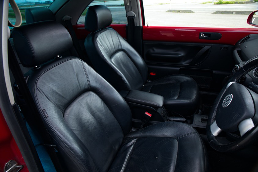 フォルクスワーゲン・ニュービートルのレザーシート