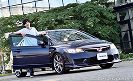 「どうせ乗るならカッコいいクルマがいい！」高回転サウンドもボディカラーもすべてがお気に入りのタイプR