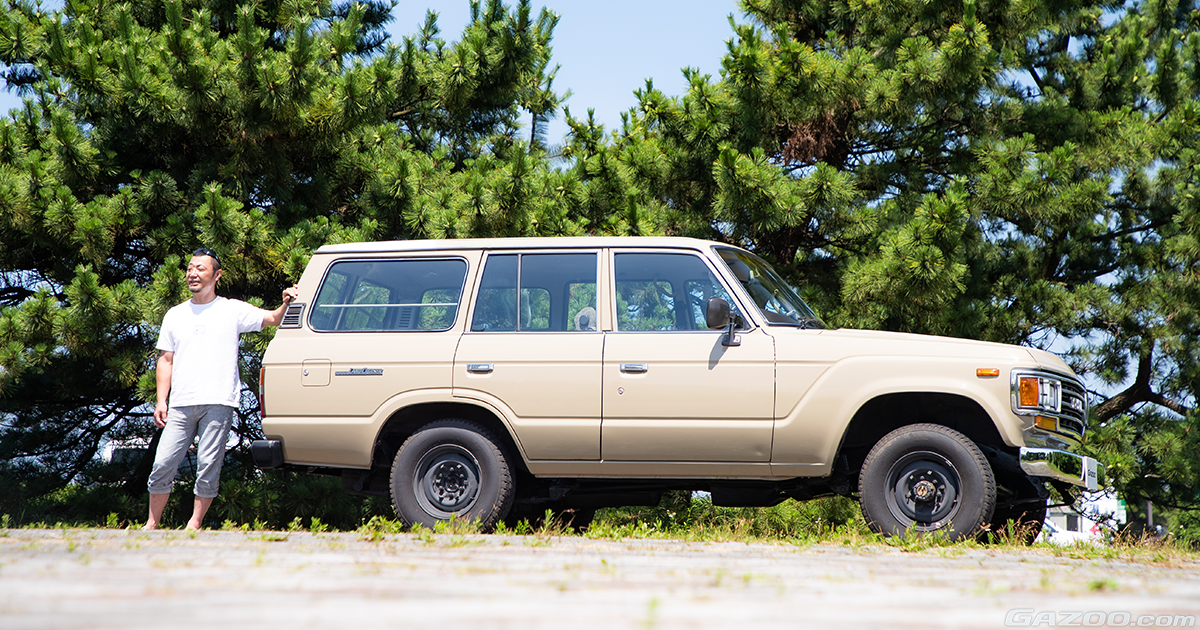 ランドクルーザー60にぞっこん 角張ったデザインやエンジンの振動が