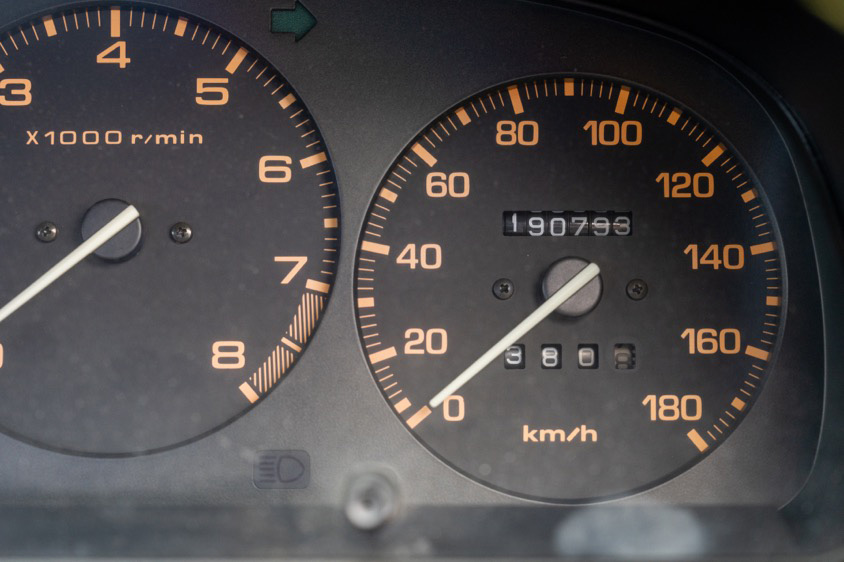 19万km以上のメーター