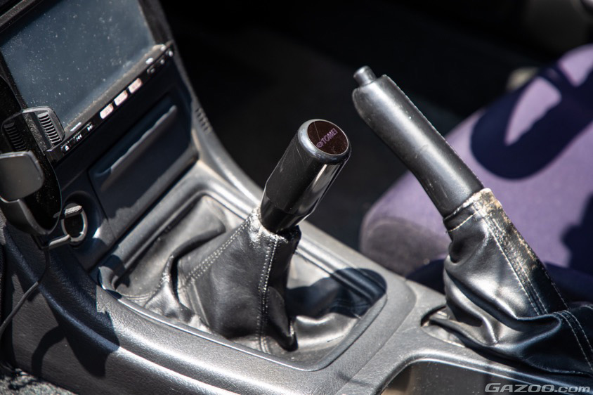 GAZOO愛車取材会の会場で山形駅前の『やまぎん県民ホール イベント広場』で取材した1992年式のスカイラインGTS-t タイプM(HCR32)