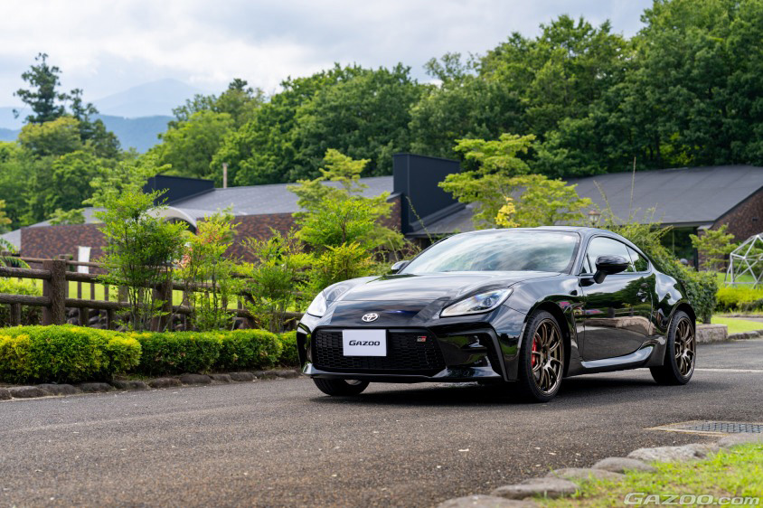 GAZOO愛車取材会の会場である福島県福島市四季の里で取材したトヨタ・GR86(ZN8型)