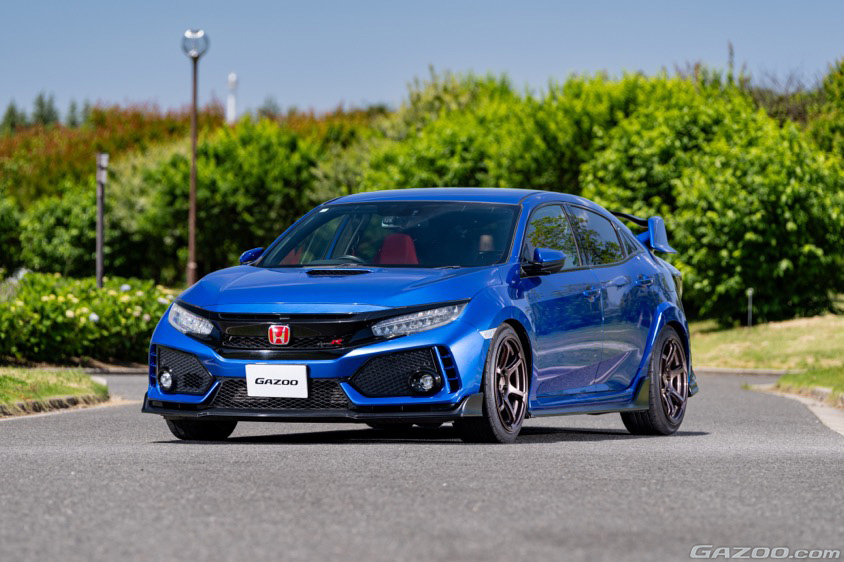 GAZOO愛車取材会の会場である群馬県 つつじが岡公園で取材したホンダ・シビック タイプR(FK8)