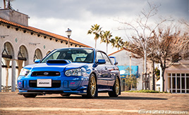 娘さんの笑顔を乗せて走る、お父さんの“カッコええ”インプレッサ