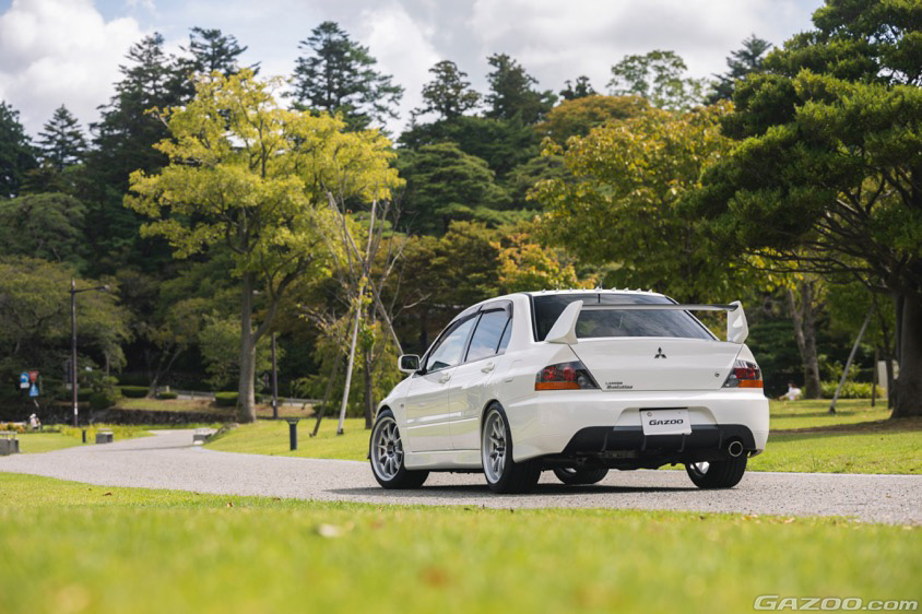 GAZOO愛車取材会の会場であり石川県政記念 しいのき迎賓館で取材した2006年式の三菱・ランサーエボリューションGT(CT9A)