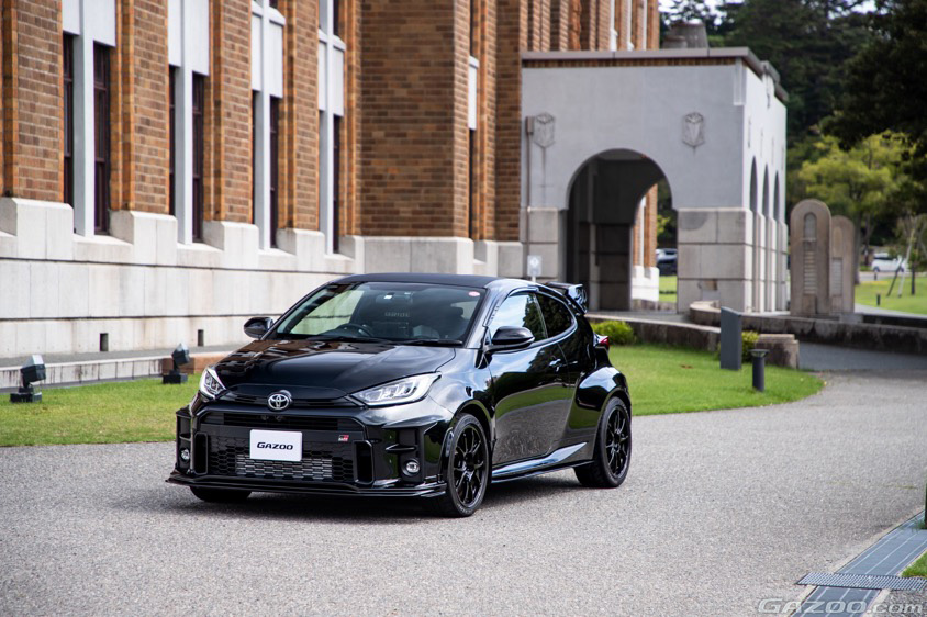 GAZOO愛車取材会の会場であり石川県政記念 しいのき迎賓館で取材したGRヤリス RC(GXPA16)