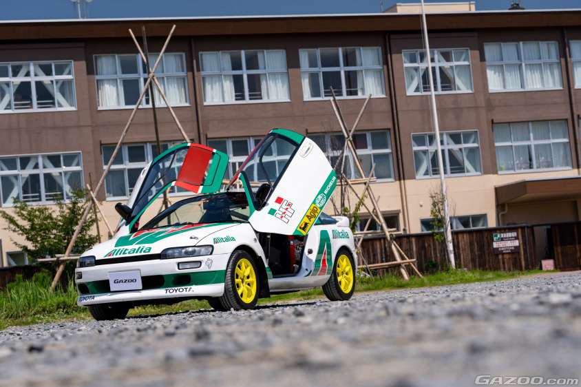 GAZOO愛車取材会の会場である宮城県東松島市のKIBOTCHA(キボッチャ)で取材したトヨタ・セラ(EXY10)