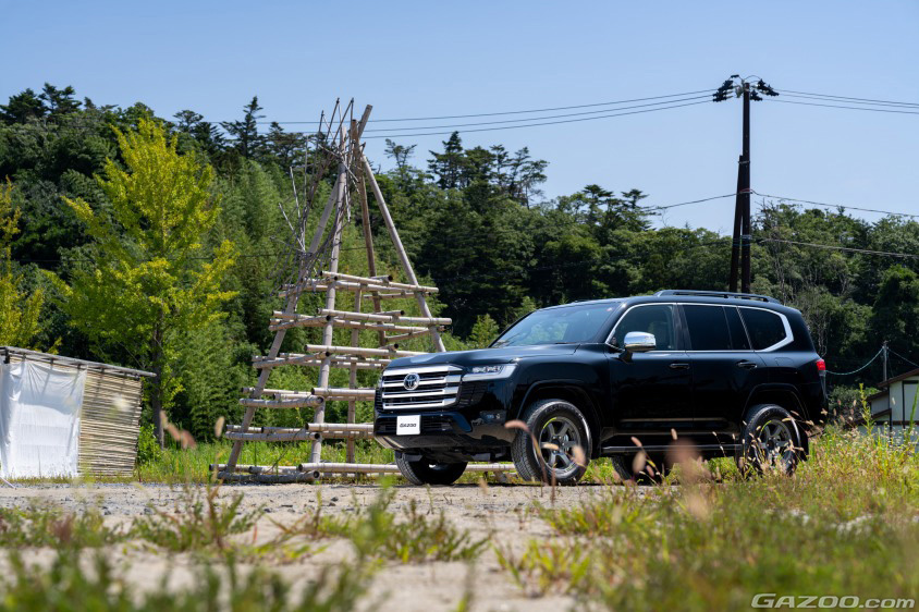 GAZOO愛車取材会の会場である宮城県東松島市のKIBOTCHA(キボッチャ)で取材したトヨタ・ランドクルーザーVX(VJA300W)
