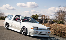 個性際立つ日産 エクサキャノピーで、車中泊しながら満喫する趣味の時間