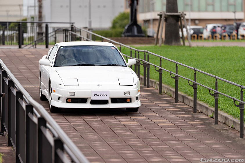GAZOO愛車取材会の会場である千葉県の『さんばしひろば』で取材した日産・180SX