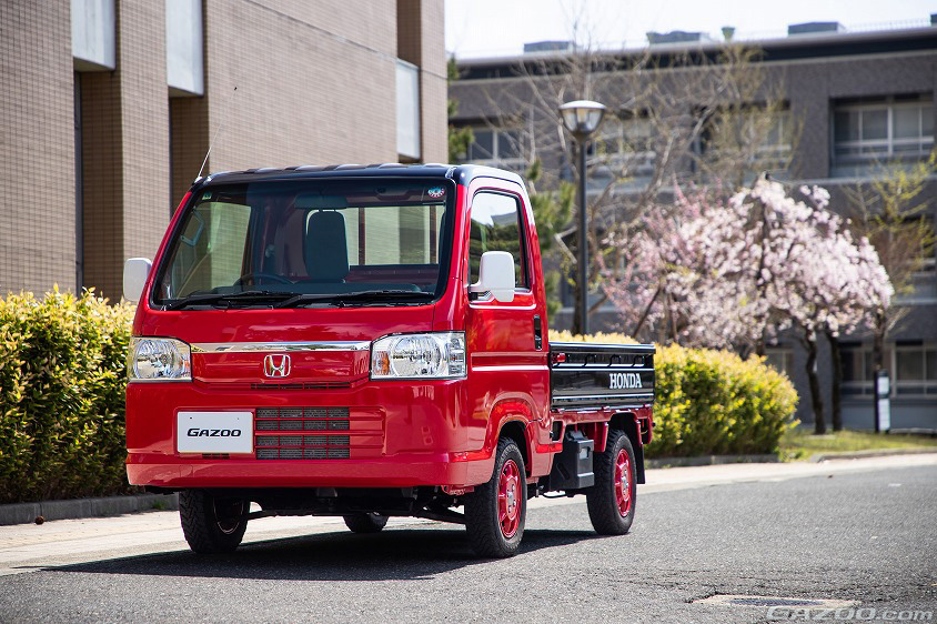 GAZOO愛車取材会の会場である福井大学 文京キャンパスで取材したホンダ・アクティ トラック(HA9型)