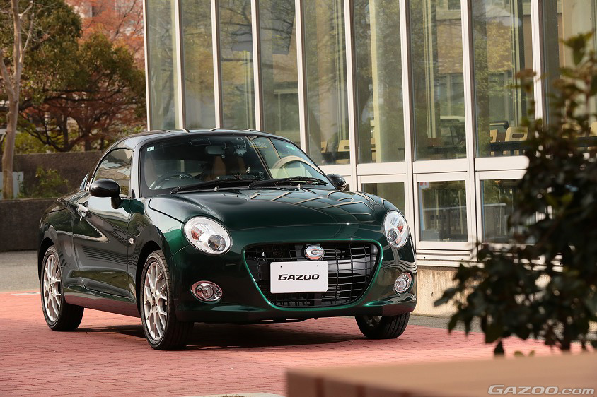 GAZOO愛車取材会の会場である福井大学 文京キャンパスで取材しダイハツ・コペンクーペ(LA400K型 改)