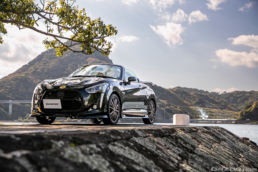 GAZOO愛車取材会の会場である三角西港で取材したダイハツ コペンローブ(LA400型)