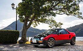 愛機マツダ AZ-1を愛でて20有余年。全日本勝利を目指して共に走り続ける