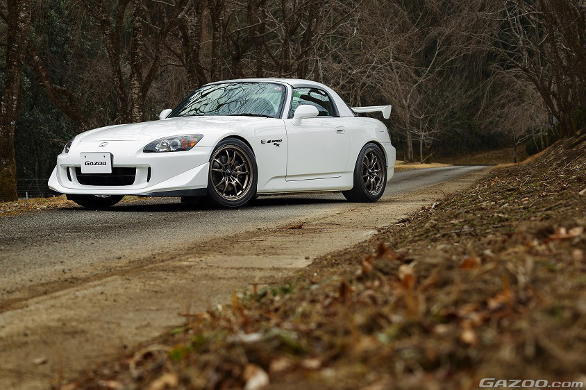 GAZOO愛車取材会の会場である宮崎県林業技術センター/森の科学館で取材したホンダ・S2000(AP2型)