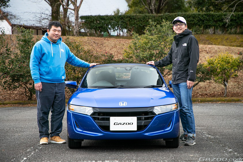 GAZOO愛車取材会の会場である宮崎県林業技術センター/森の科学館で取材したホンダ・S660(JW5型)