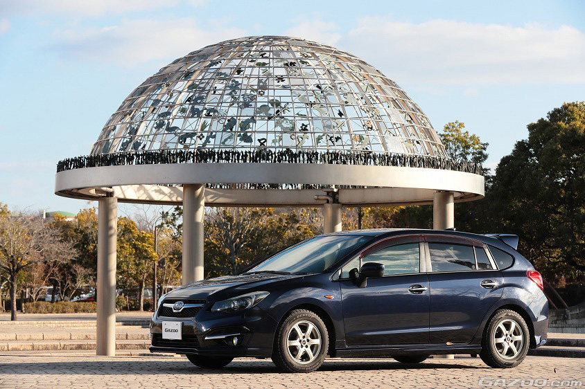GAZOO愛車取材会の会場である倉敷スポーツ公園で取材したスバル・インプレッサスポーツ(GP3)