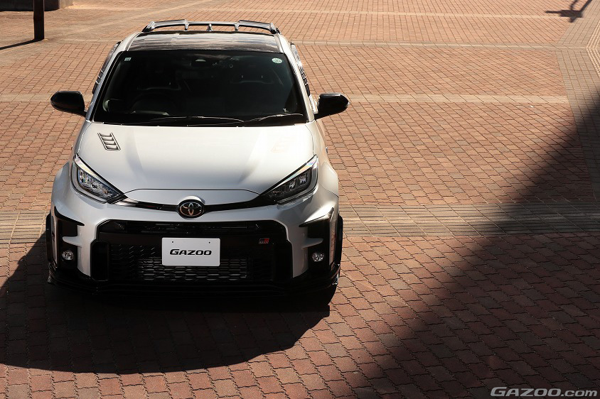 GAZOO愛車取材会の会場である倉敷スポーツ公園で取材したトヨタ・GRヤリス(GXPA16)