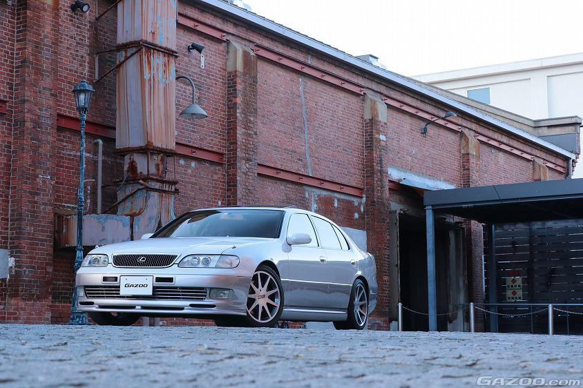 GAZOO愛車取材会の会場であるジーライオンミュージアムで取材したトヨタ・アリスト 3.0V (JZS147)