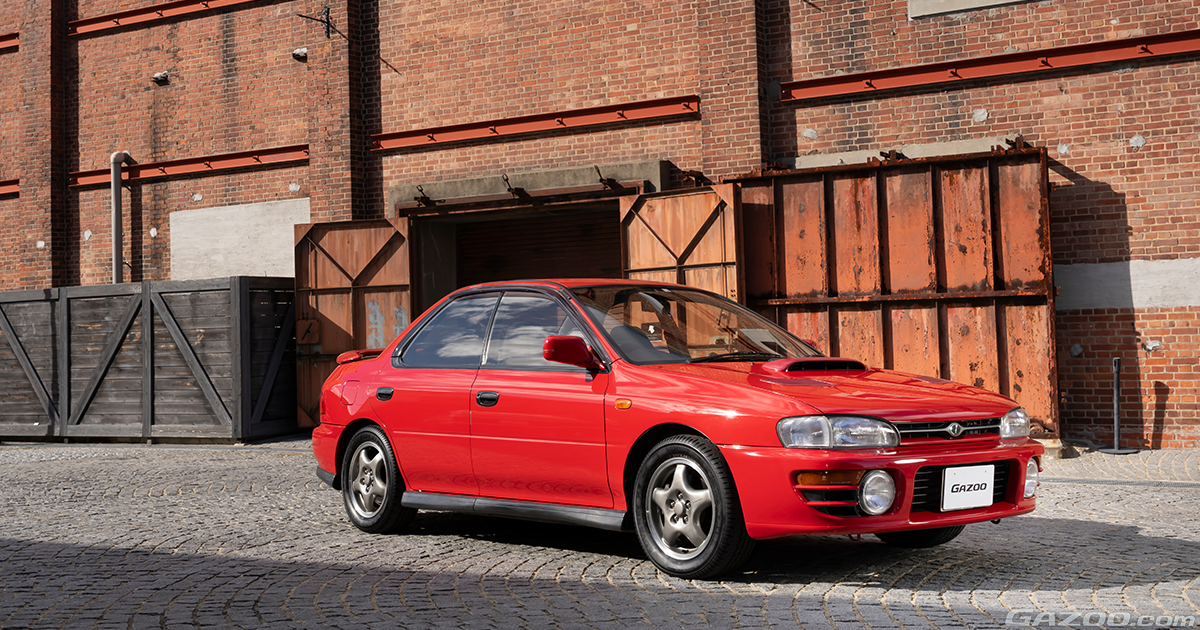 幼き日に観た555カラーのインプレッサに憧れ、GC8初期モデルとの