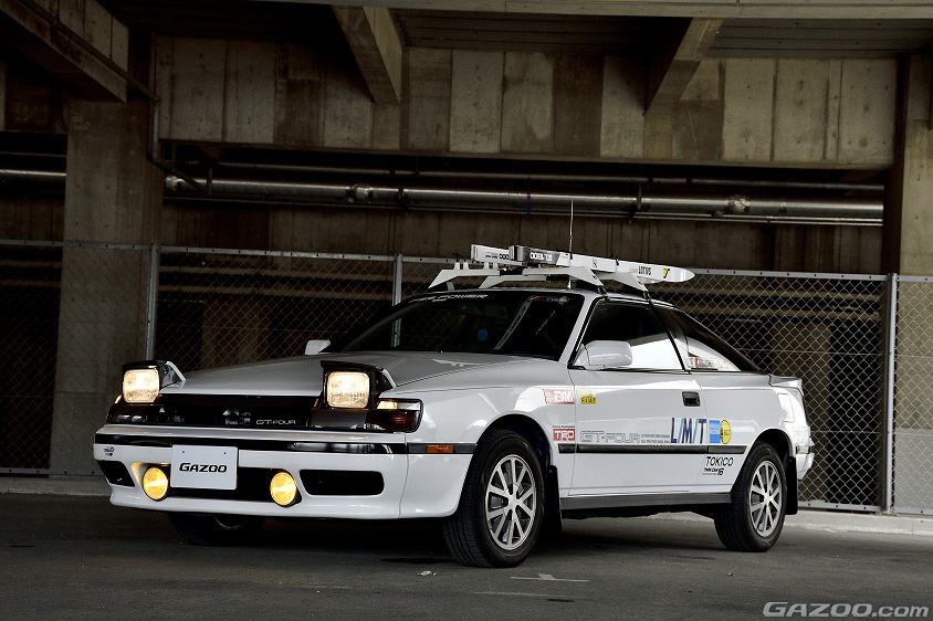 GAZOO愛車取材会の会場である埼玉県の『埼玉スタジアム2〇〇2』で取材したトヨタ・セリカGT-FOUR（ST165型）