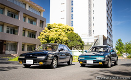 憧れだった姉妹車『ファミリア アスティナ』と『ユーノス 100』の2台所有は、自身の人生へのご褒美