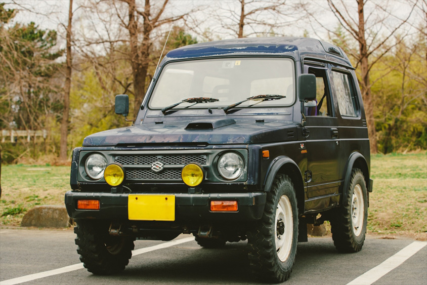 JA11ジムニーボディー大きな凹み無し ミッションやトランスファー