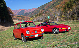 クルマの楽しさを思い出させてくれたMR2とスバルR2、息子と共に満喫！