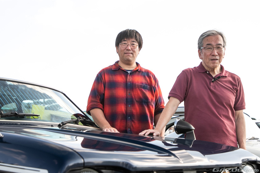 スバル・初代レオーネ1600RXとオーナーさん父子