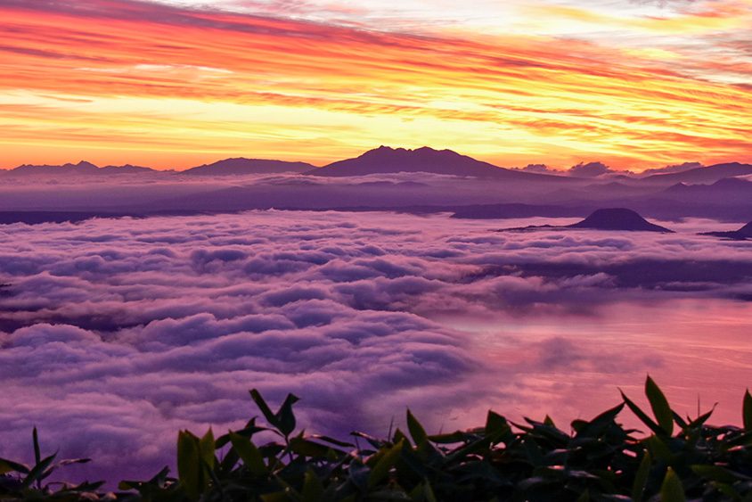 津別峠展望台から見た雲海