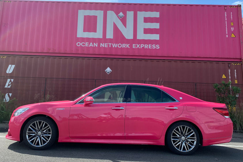 トヨタのピンククラウン