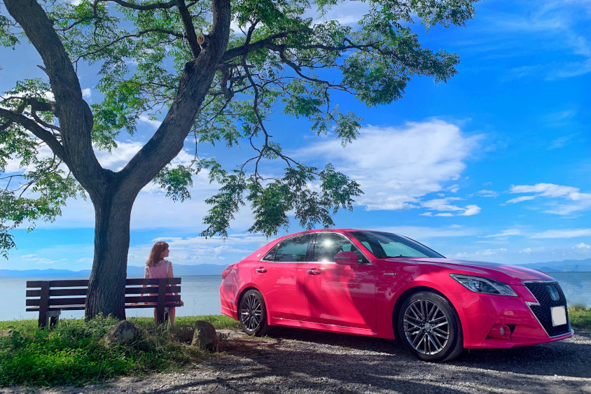 トヨタのピンククラウン