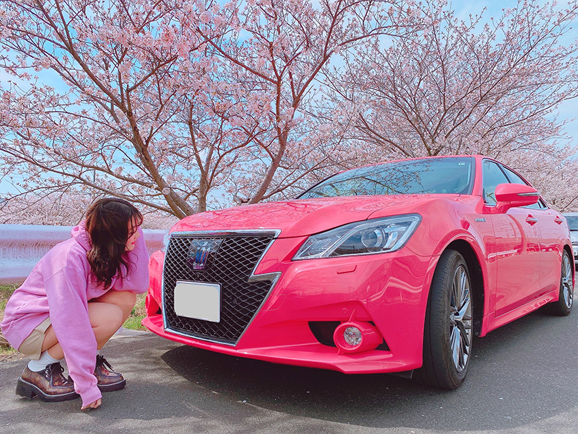 ピンクが絶対可愛い 私らしいカーライフを楽しむ トヨタ自動車のクルマ情報サイト Gazoo