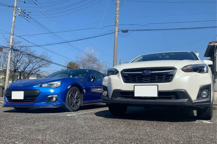 スバルのBRZとXV