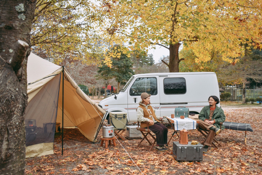 トヨタ・デリボーイでキャンプ