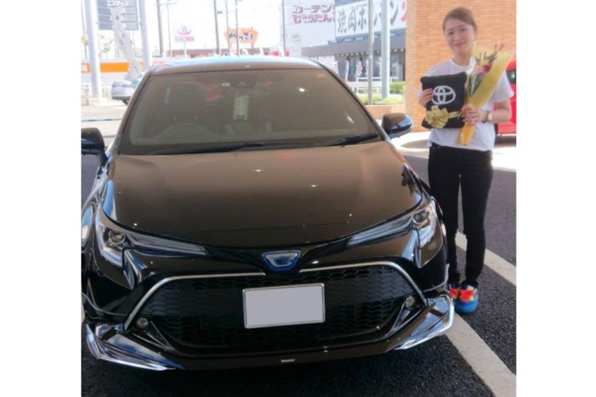 トヨタのカローラスポーツの納車時